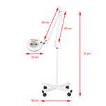 S4 LED magnifier lamp + LED tripod reg. light intensity