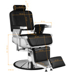 Barber chair Gabbiano Royal X black