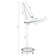 Elegant 801-s LED workshop lamp with a standard white tripod