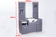 Gabbiano hairdressing console with a wash basin b085 gray
