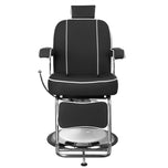 Gabbiano amadeo black barber chair