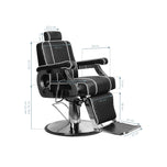 Gabbiano barber chair paulo black