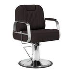 Fauteuil de barbier Gabbiano Rufo marron