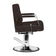 Fauteuil de barbier Gabbiano Rufo marron