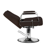 Fauteuil de barbier Gabbiano Rufo marron