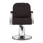 Fauteuil de barbier Gabbiano Rufo marron