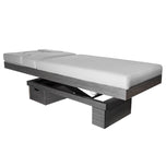 Kosmetikliege Spa azzurro Holz 815b beheizt hellgrau