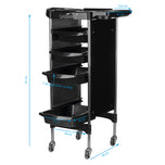 Gabbiano kapperswagen fx11-2 zwart