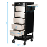 Gabbiano hairdressing assistant ft65 black / white