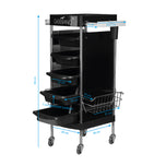 Gabbiano fx11e black hairdressing assistant