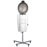 Gabbiano white standing hairdressing sauna with active ozone