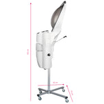 Gabbiano white standing hairdressing sauna with active ozone