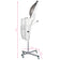 Gabbiano white standing hairdressing sauna with active ozone