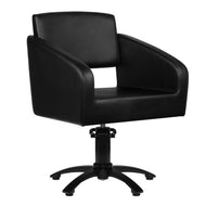 Gabbiano Friseurstuhl Bergen, schwarz