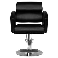 Hair system hs02 Friseurstuhl schwarz