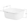 White pedicure tray on wheels