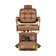 Gabbiano barber chair Boss Old Leather light brown