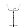 LED lamp for eyelashes and makeup polluks iv type msp-mj-02 black with a remote control