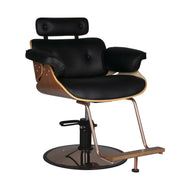 Friseurstuhl Gabbiano Florencja Schwarz & Nussbaum