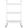 table -  cosmetic trolley Hs09 white