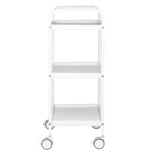 table -  cosmetic trolley Hs09 white