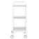 table -  cosmetic trolley Hs09 white