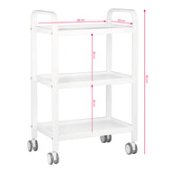 table -  cosmetic trolley Hs09 white