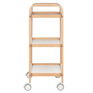 Table cosmétique hs09 bois - blanc