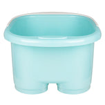Pedicure bowl with blue lich rollers