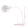 Elegant 2014-2r 30 led magnifier lamp smd 5d with a stand and a clip on the desk