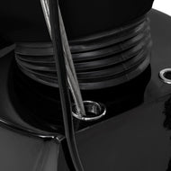 Hairdressing wash unit Gabbiano Ankara black with black bowl