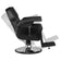 Hair system New York barber chair black chrome