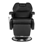 Hair system New York barber chair black chrome
