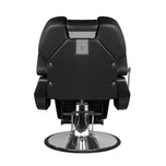Hair system New York barber chair black chrome