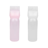 Flasche mit einem Kamm zum Auftragen von Mischfarben
