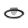 Wall-mounted holder for a hair dryer q96 chrome