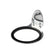 Wall-mounted holder for a hair dryer q96 chrome