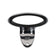 Wall-mounted holder for a hair dryer q96 chrome