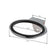 Wall-mounted holder for a hair dryer q96 chrome