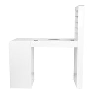 Bureau de maquillage 310 blanc droit