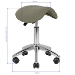 Cosmetic stool am-302 gray