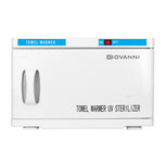 Handdoekverwarmer met uv-c 16l sterilisator wit