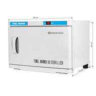 Sèche-serviettes avec stérilisateur UV-C 16L blanc