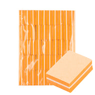 Mini oranje blok 50 stuks