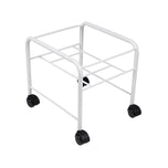 Simple pedicure tray with white wheels