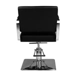 Fauteuil de barbier noir hs202 pour système capillaire