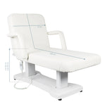 Electric massage bed Azzurro 819a 3 motors White