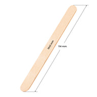 Houten spatel medium 114x10x2mm - 100 stuks