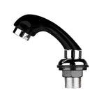 Black hand shower for a hairdressing wash stand