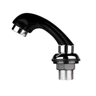 Black hand shower for a hairdressing wash stand